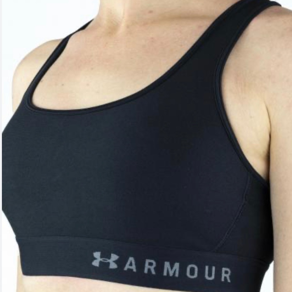Under Armour Black Cut Out Sports Bra